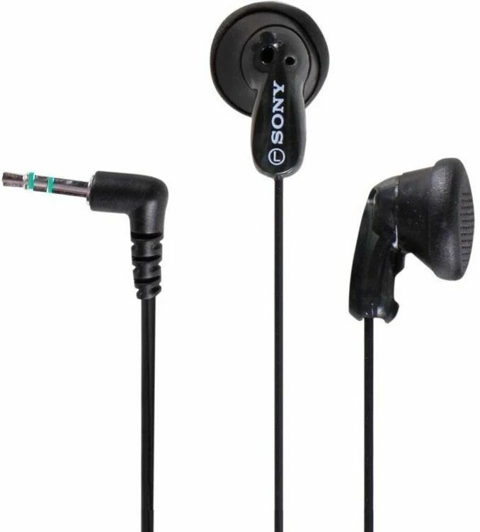 Наушники Sony MDR-E9LP, 3.5 мм, вкладыши, черный [mdr-ex9lp]