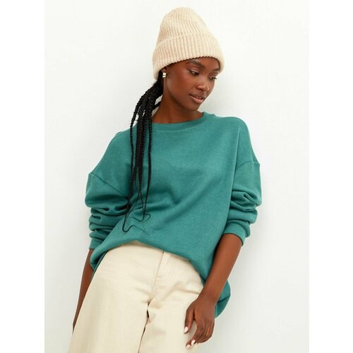 фото Свитер fashion.love.story, размер 40/42, зеленый