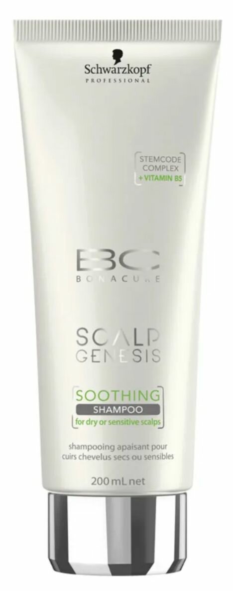 Schwarzkopf Professional Bonacure Scalp Genesis Soothing - Шампунь для сухой и чувствительной кожи головы 200 мл