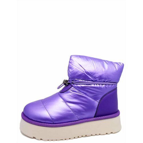 Полусапоги дутики , зимние, размер 38, фиолетовый