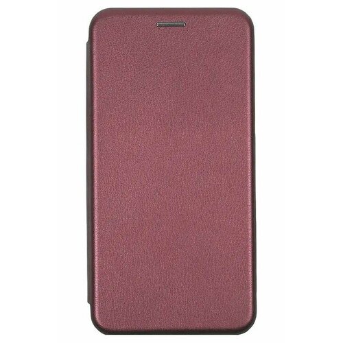 Чехол-книжка Fashion Case для Xiaomi Mi 11i / Poco F3 бордовый redmi k40 leather wallet flip case for xiaomi redmi k40 case card holder magnetic back cover for xiomi redmi k40 pro phone case