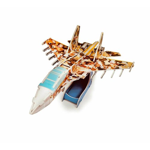 Объемный 3д пазл конструктор развивающий из картона DIY TOY 