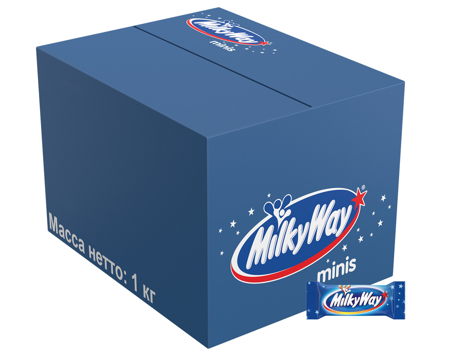 Шоколадный батончик Milky Way миниc, 1кг