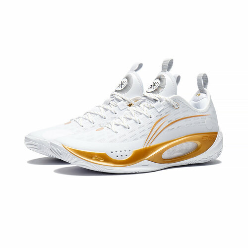 Кроссовки LI-NING, размер 43 2/3, золотой, белый