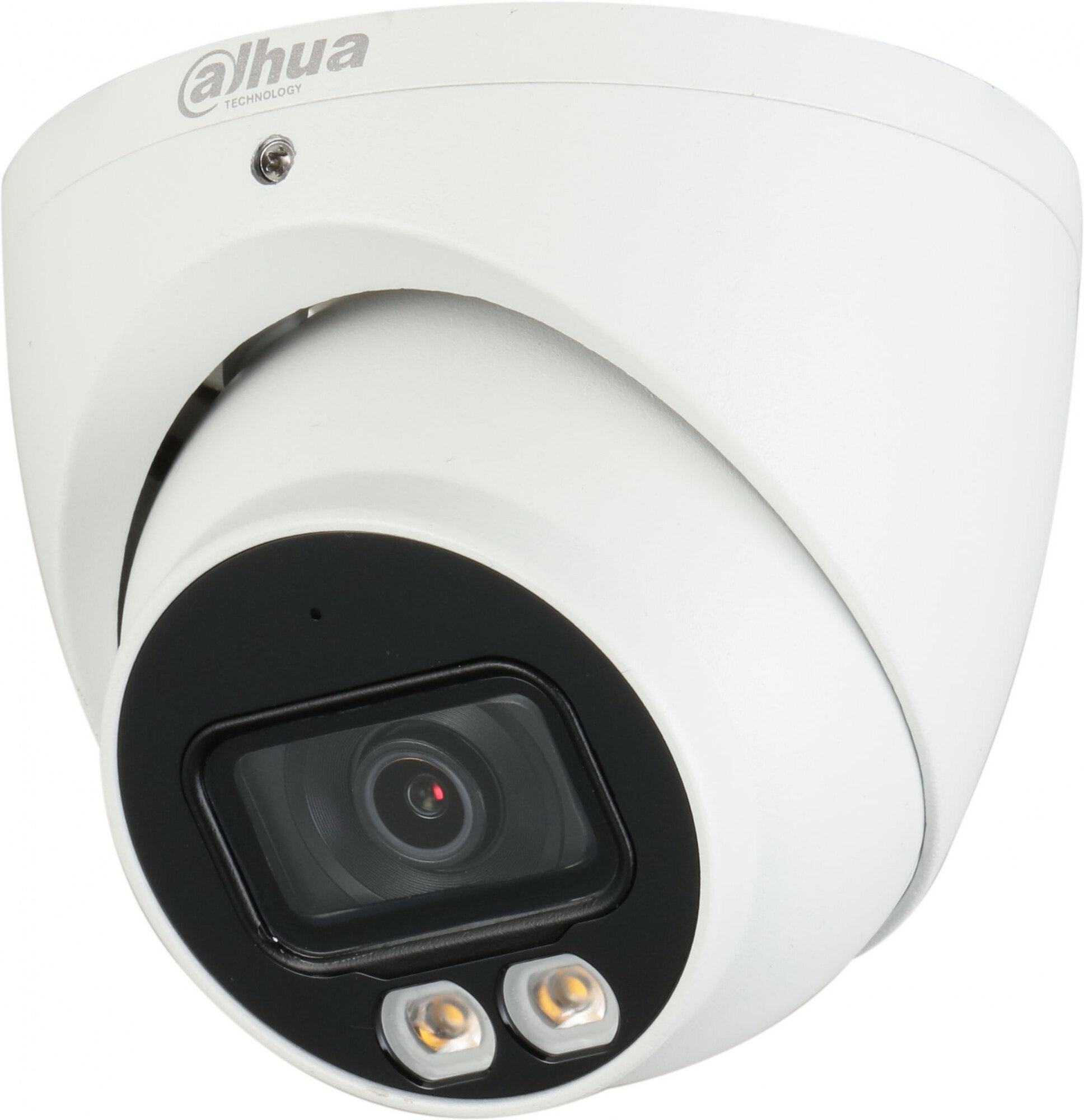 Видеокамера Dahua уличная купольная HDCVI с интеллектуальной двойной подсветкой 8Мп; CMOS; объектив 2.8мм - фото №3
