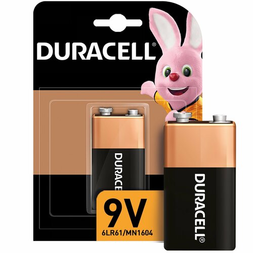 Элемент питания Duracell 6LR61-1BL батарейка щелочная duracell 6lf22 6lr61 9v крона