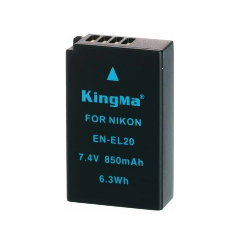 аккумулятор digicare pln el20 en el20 для nikon 1 j1 j2 j3 s1 coolpix a Аккумулятор Kingma EN-EL20 на 850mAh с защитным боксом для камер Kingma