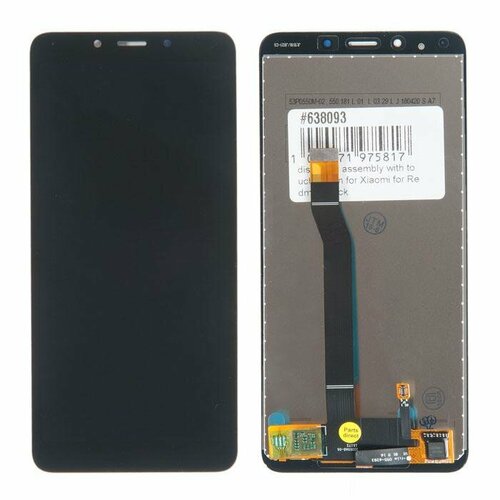 Дисплей в сборе с тачскрином для Xiaomi Redmi 6, Redmi 6A черный original lcd чехол пластиковый xiaomi redmi 6a свидание за деньги чб