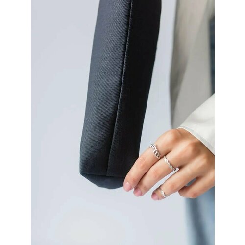 фото Сумка шоппер just4you, черный, красный