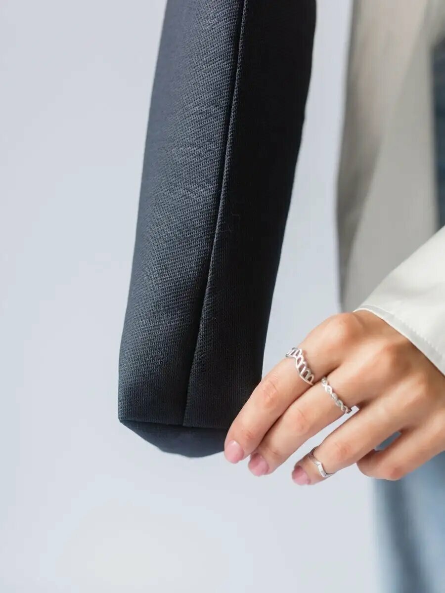 Сумка шоппер Just4you, фактура матовая, плетеная, красный, голубой, фуксия, черный — фото 1