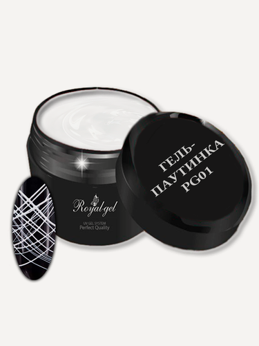 Изображение товара Гель Royal-gel "Паутинка" 5 мл. белый PG01