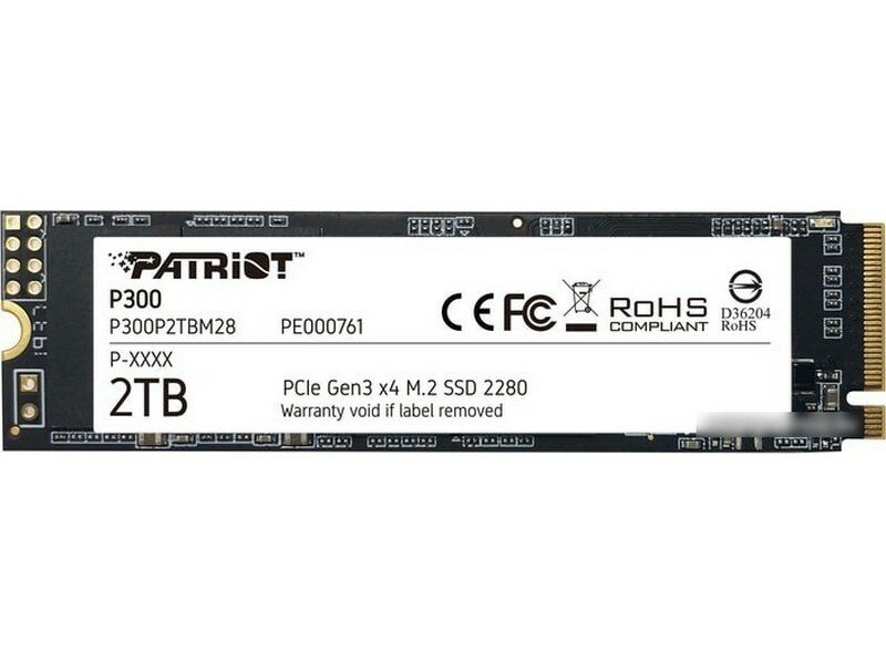 Накопитель SSD Patriot P300 2Tb (P300P2TBM28) Patriot Memory - фото №12