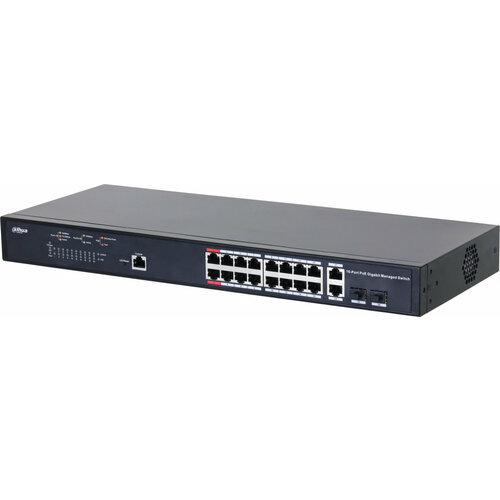 Коммутатор Dahua DH-PFS4218-16GT-230 16G управляемый 2370400₽