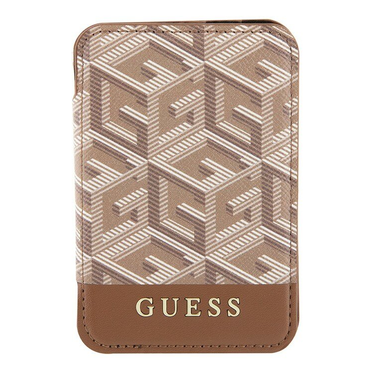 Guess магнитный бумажник Wallet Cardslot MagSafe G CUBE Brown