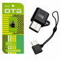 Переходник адаптер Micro USB на Type-C, ISA G-12, OTG, Черный