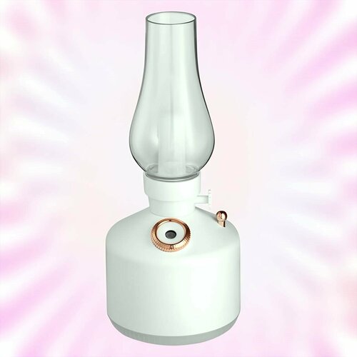 Увлажнитель воздуха беспроводной Керосиновая лампа с имитацией пламени Белый 249000₽