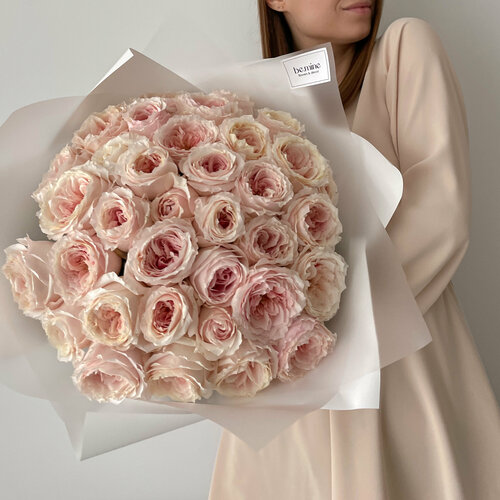 Пионовидные розы ‘Принцесса Тсумуги’ 35шт - букет BE MINE 042