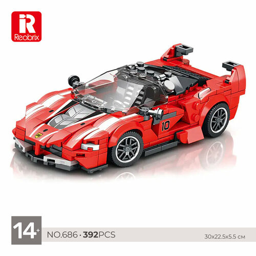 Конструктор REOBRIX Sport Car / модель Ferrari FXX-K V2 / 392 детали