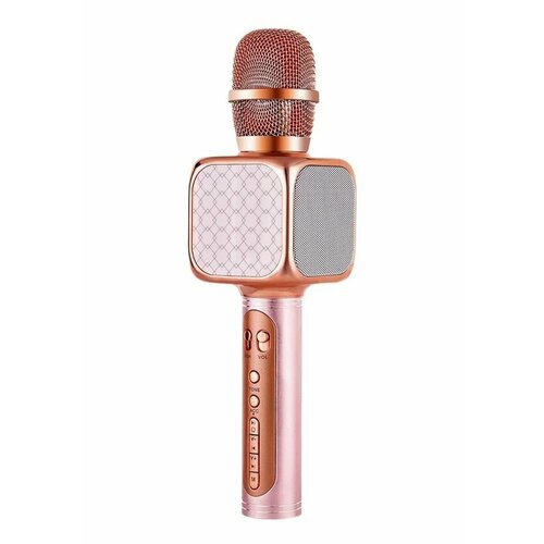 Караоке-микрофон беспроводнойМикрофон-колонка BluetoothРозовый цвет 198500₽
