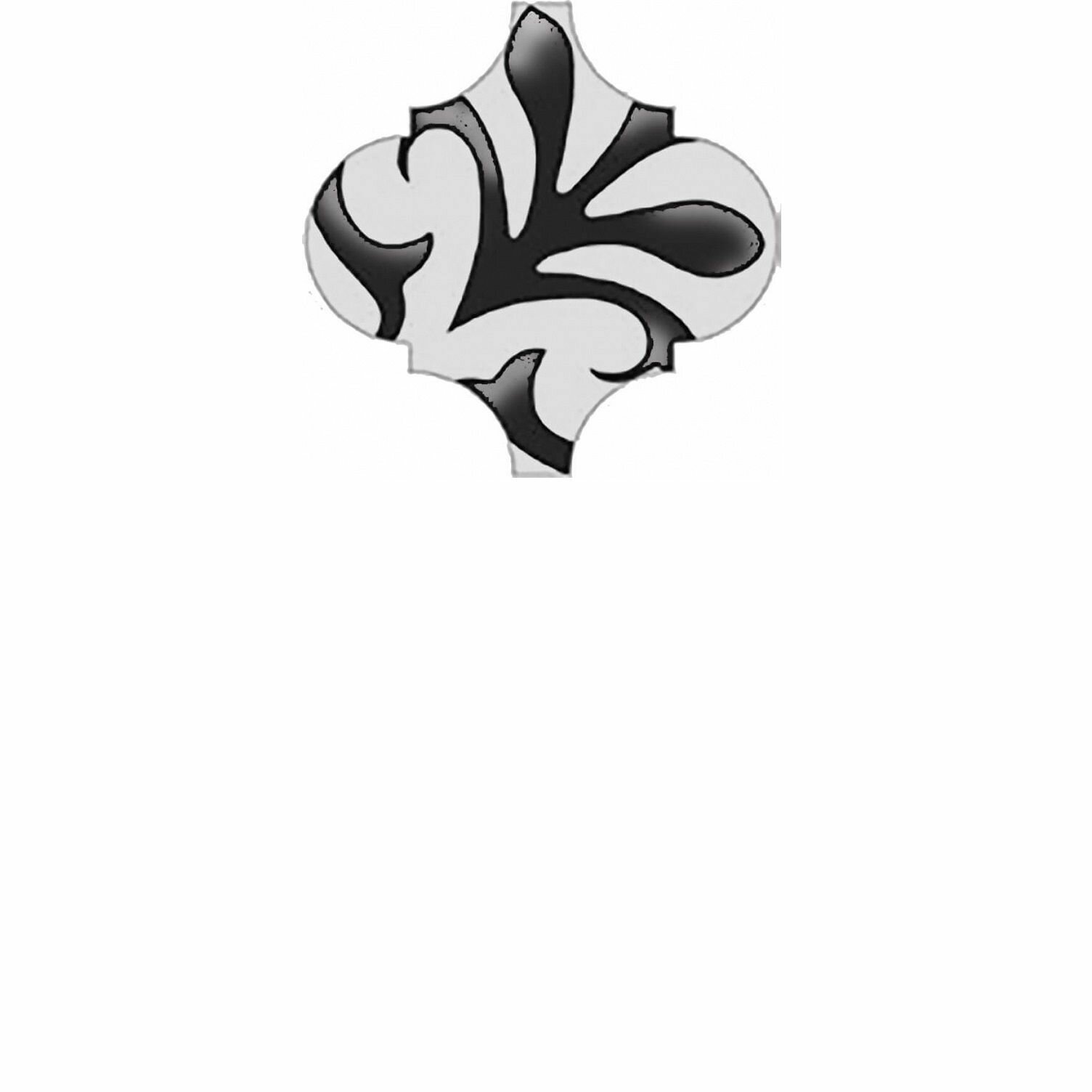 фото Арабески глянцевый орнамент 6,5*6,5, декор Цена за 31шт