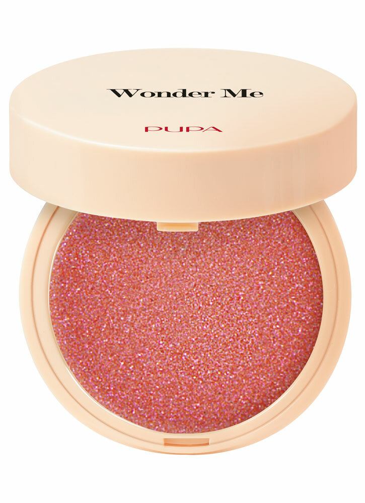 Pupa Румяна для лица Wonder Me Blush, натуральный эффект, с гиалуроновой кислотой, тон №002, Обними меня, 4 гр