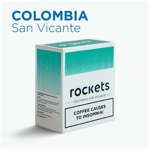 Кофе в дрип-пакетах rockets.coffee, Colombia San Vicante, в упаковке 6 штук