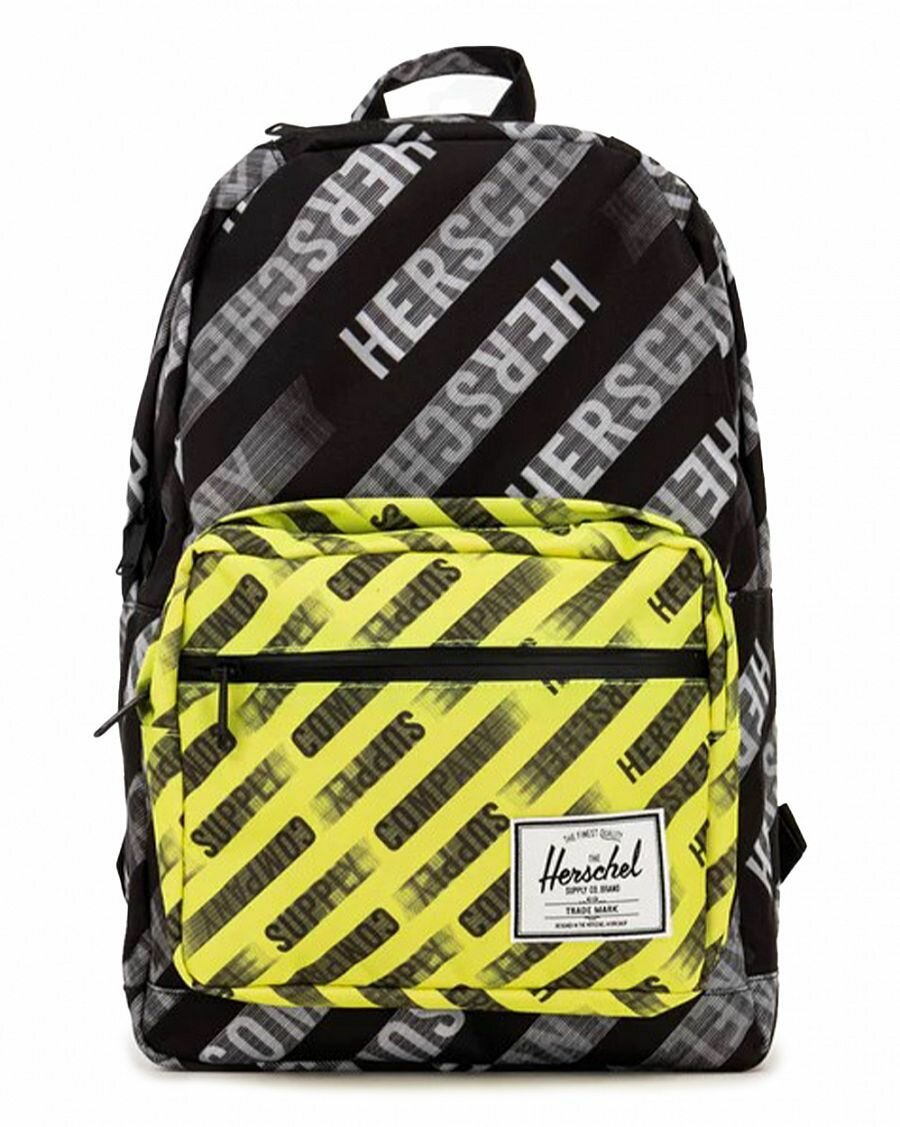 Рюкзак с отделом для 15 ноутбука Herschel Pop Quiz 10011 (HSC MOTION BLACK HIGHLIGHT 22 L)