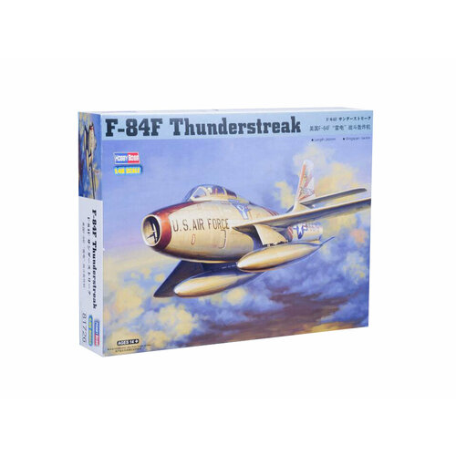 81726 HobbyBoss Истребитель F-84F Thunderstreak (1:48) 502 цианакрилатный клей для стекла металла пластика