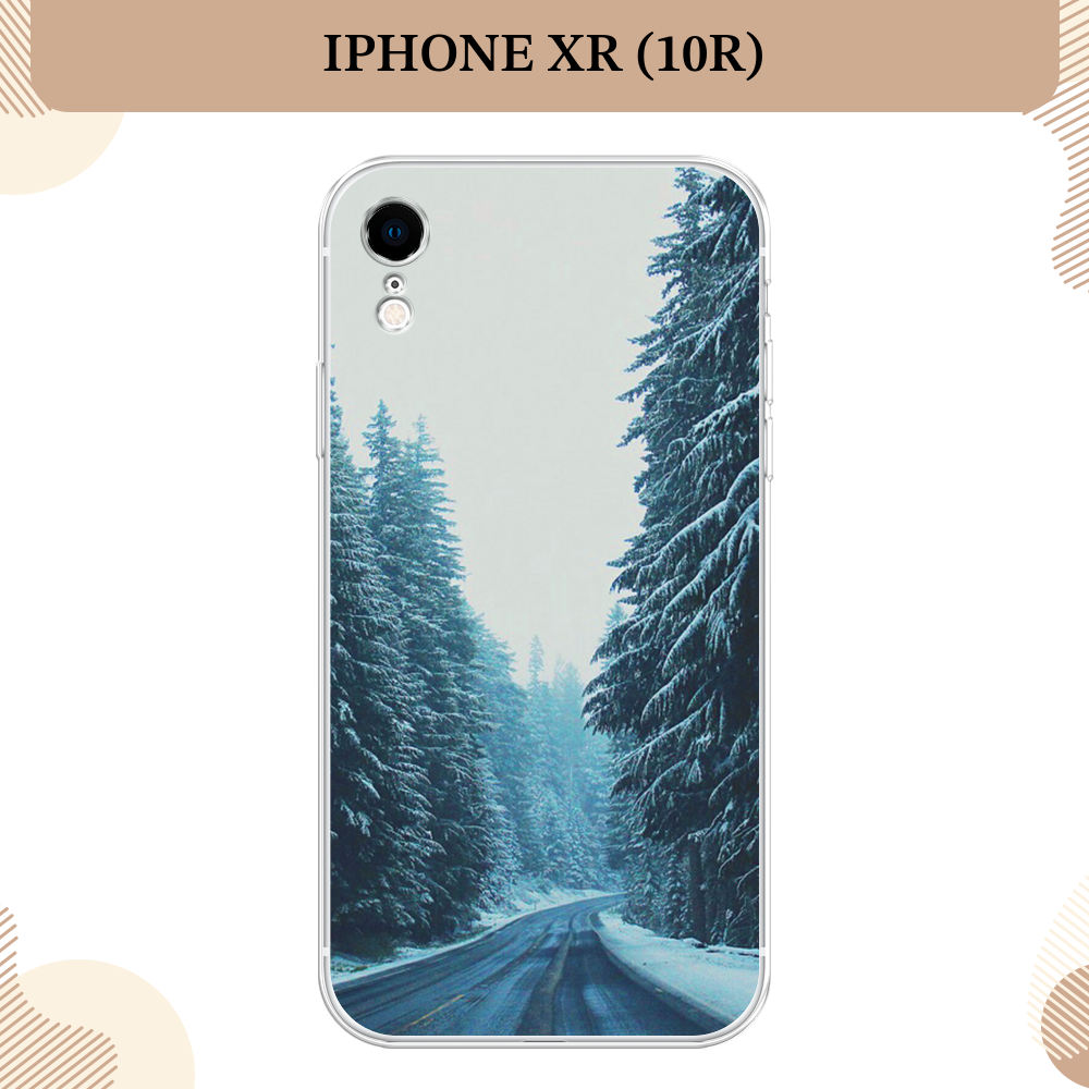 Силиконовый чехол "Зима 9" на Apple iPhone XR / Айфон XR
