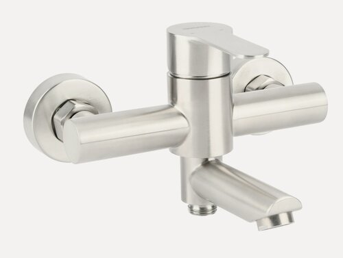 Изображение товара Смеситель Osgard HUGG 11323, рычажное управление, нержавеющая сталь, горизонтальный монтаж