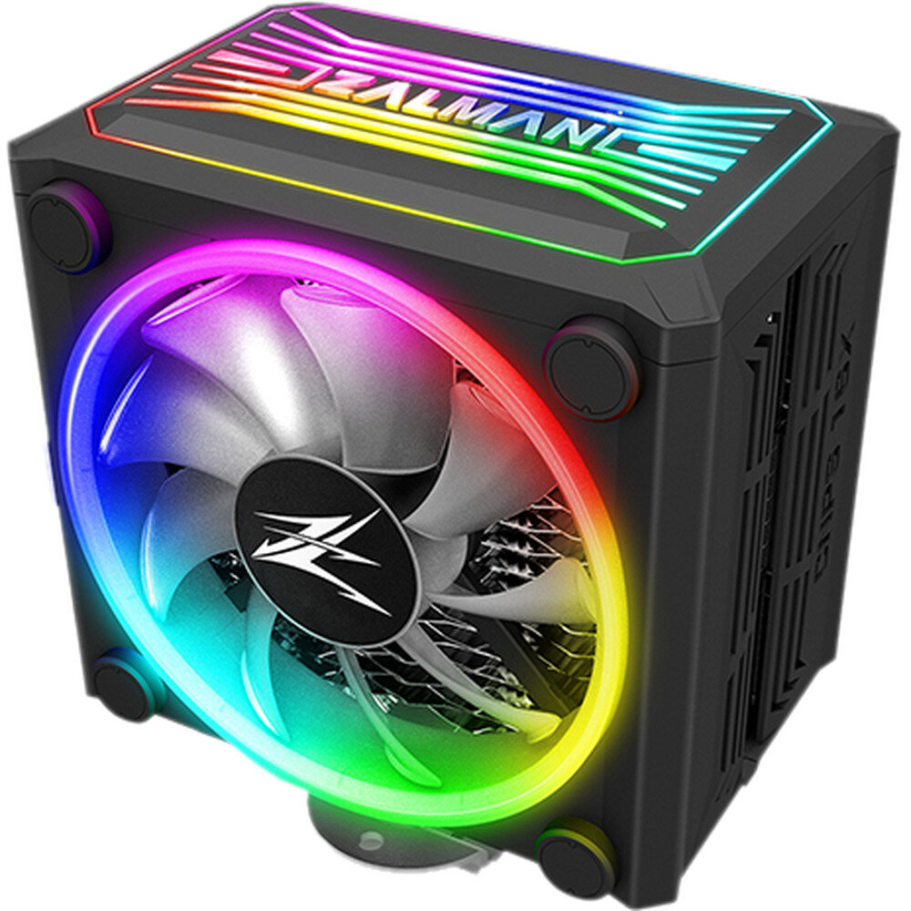 Кулер для процессора ZALMAN CNPS16X Black, 120mm RGB FAN, 4 HEAT PIPES, 4-PIN PWM, 1350-2700 RPM, 20-32DBA, LONG LIFE BEARING, FULL SOCKET SUPPORT