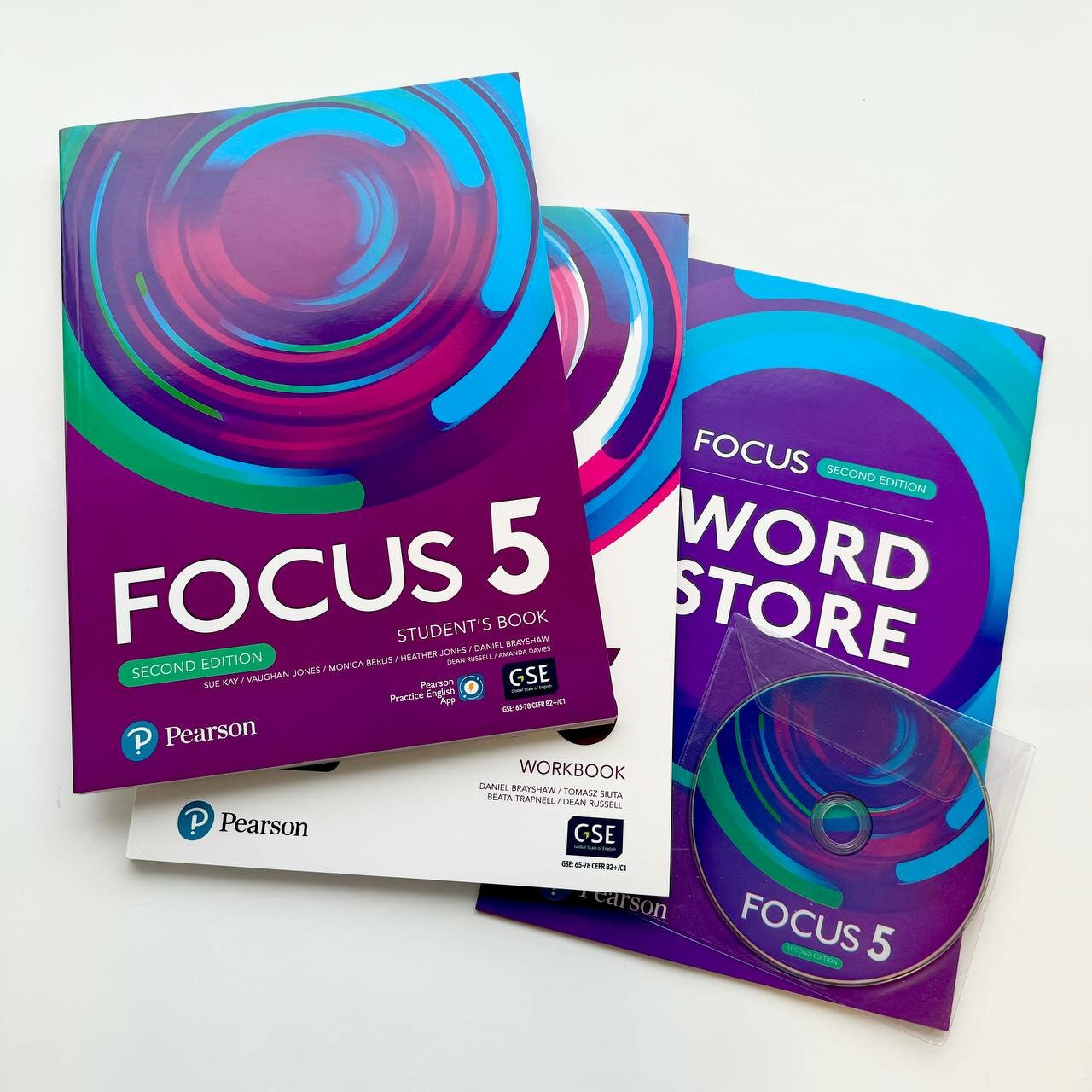 Focus 5, Student’s Book (Учебник) + Workbook (Рабочая тетрадь) + Word Store + CD — полный комплект