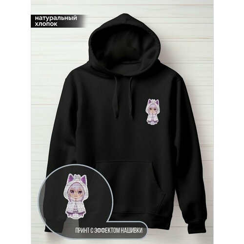 фото Худи hypnotica, размер m, черный