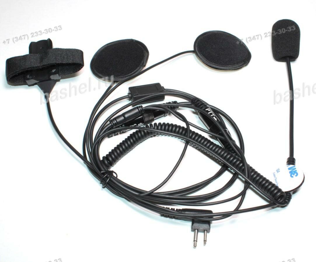 Гарнитура Baofeng Helmet Kit Full Face Motorcycle Headset Earpiece Mic