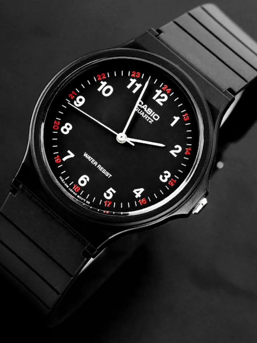 Наручные часы CASIO Collection, черный/белый — фото 1
