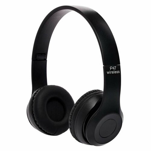 Bluetooth-наушники полноразмерные - P-47 черные 1 шт 1859₽