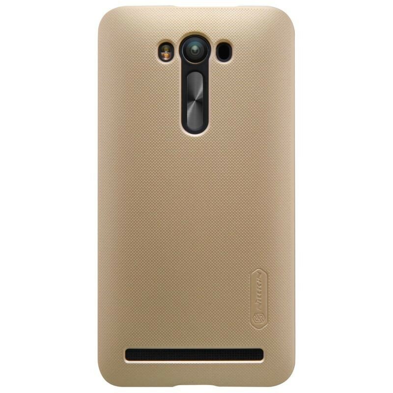 Накладка пластиковая Nillkin Frosted Shield для ASUS Zenfone 2 Laser ZE550KL золотая