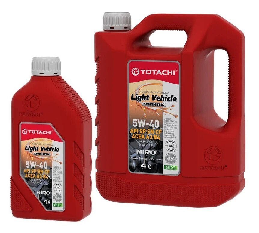Моторное масло Totachi Niro LV Synthetic 5W-40 синтетическое 4+1 л