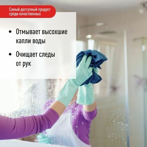 Средство для мытья стекол и зеркал Glass cleaner, очиститель стекол, спрей 500 мл