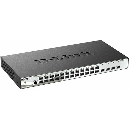 Коммутатор D-Link DGS-1210-28XSMEB2A Управляемый L2 коммутатор с 24 портами 1001000Base-X SFP и 4 портами 10GBase-X SFP 141120₽