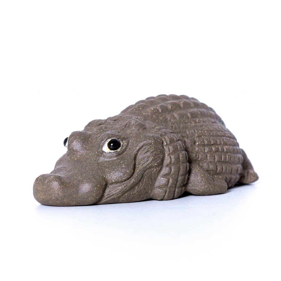 Чайная фигурка - Крокодильчик, керамика, Китай
