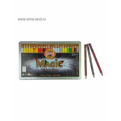 Карандаши 24 цвета 3408 Magic блендер 5833₽