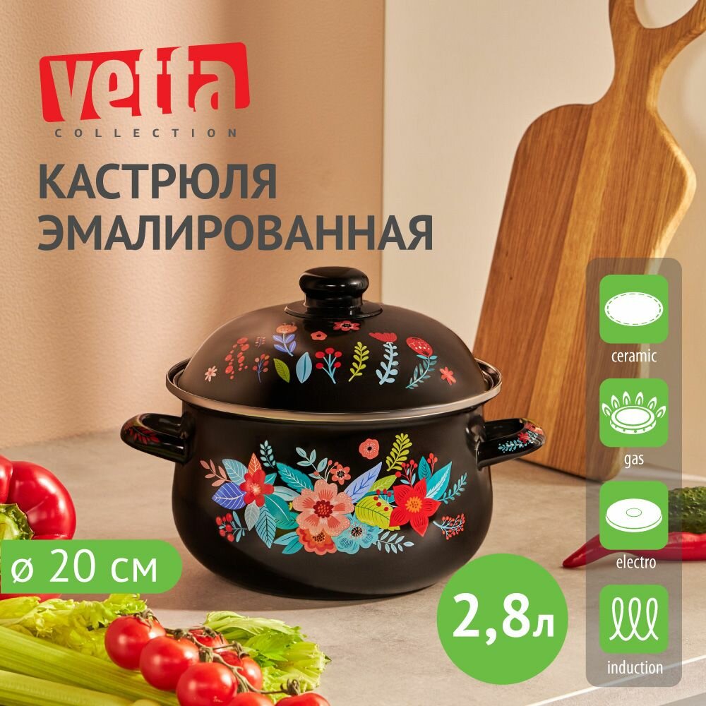 фото Кастрюли VETTA черный
