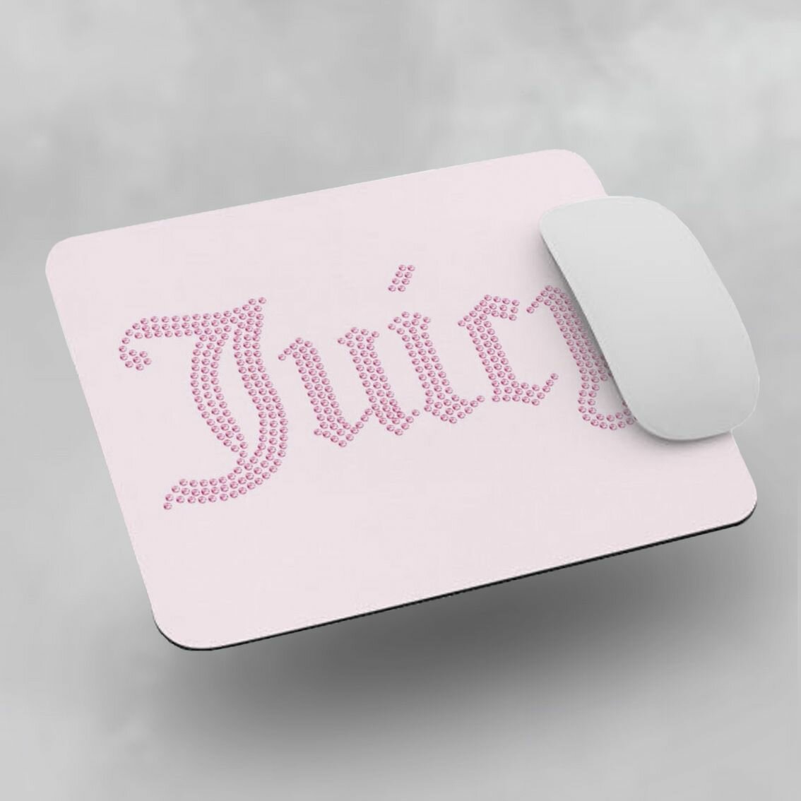 Коврик для мыши - Гламурный Juicy Couture розовый подарок девушке
