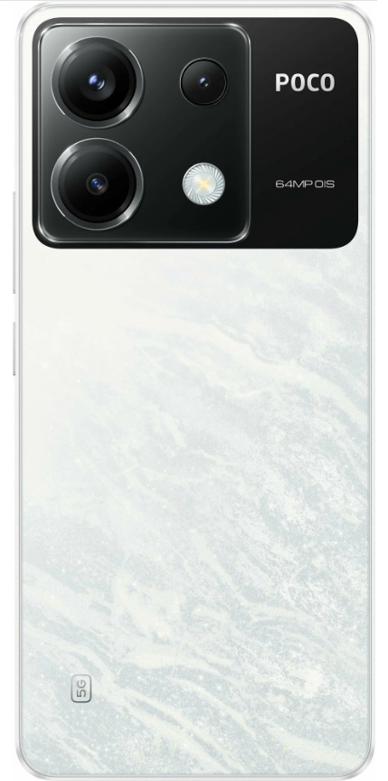 Смартфон Xiaomi POCO X6 12/256 ГБ Global, Dual nano SIM, белый — фото 1