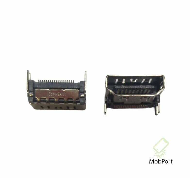 Разъем HDMI для PlayStation 5, металл, пластик, для пайки, 1 шт — фото 1