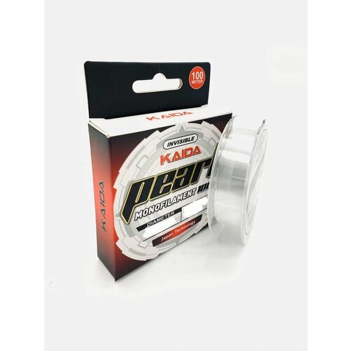 Леска Kaida Pearl 100м, 0.25mm бесцветный, прозрачный