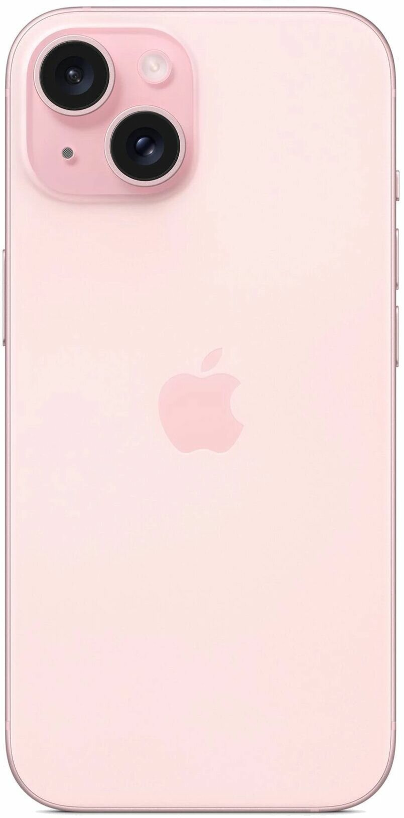 Смартфон Apple iPhone 15 128 ГБ, Dual: nano SIM + eSIM, розовый(Не установлен Rustore) — фото 1