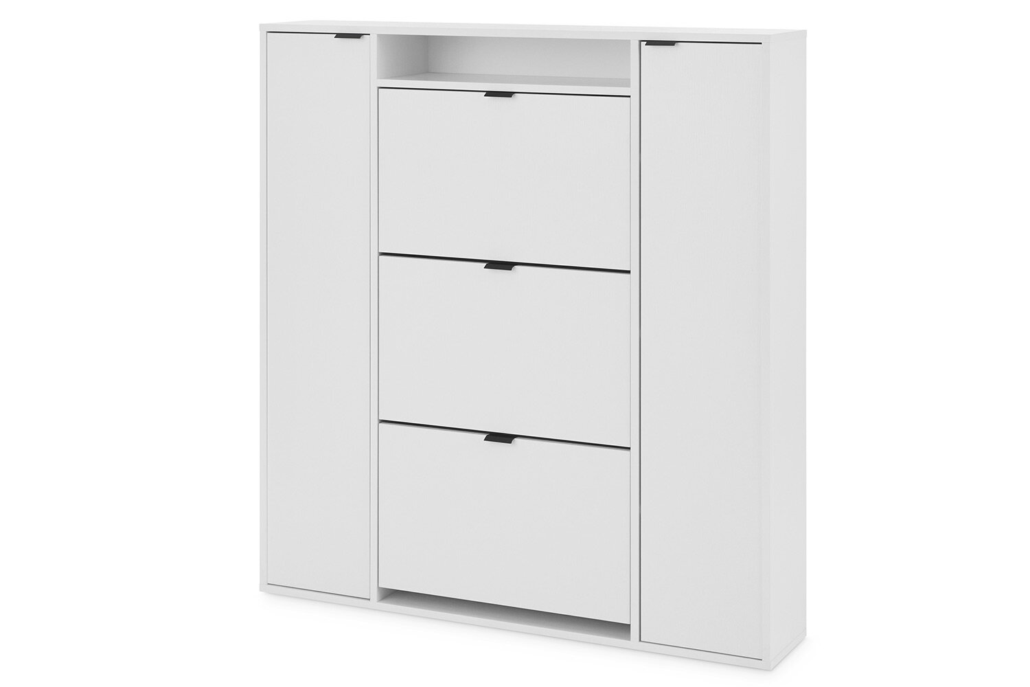 Обувница Hoff Шеффилд-5 1148х1235х226 см на 9 пар цвет белый