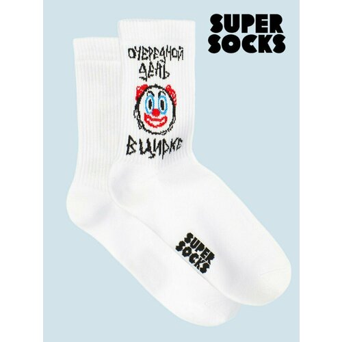 фото Носки super socks, размер 40-45, белый